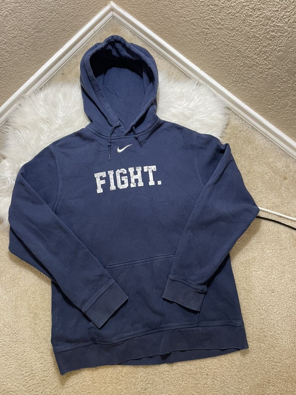 Dallas Cowboys Nike Fleece Navy Blue Hoodie Large Sweatshirt